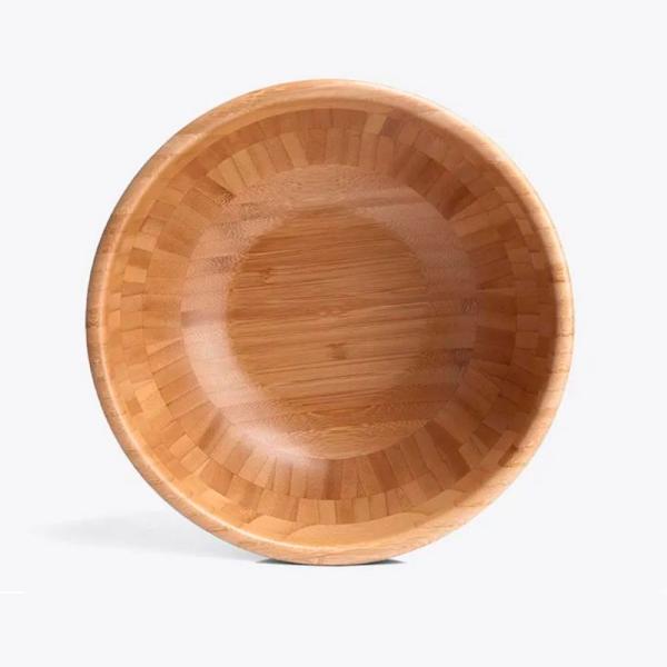 CUMBUCA EM BAMBU COM COLHER 30CM - 3L - 4Unik