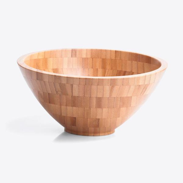 CUMBUCA EM BAMBU COM PEGADOR 30CM - 2,2L - 4Unik