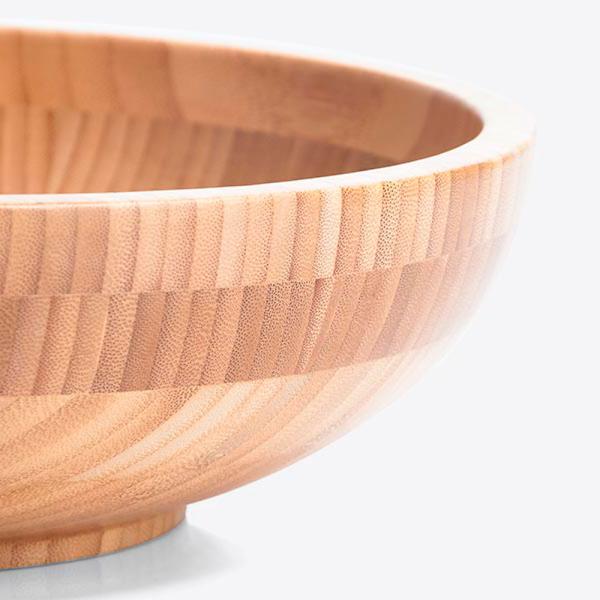 CUMBUCA EM BAMBU COM COLHER 18CM - 400ML - 4Unik
