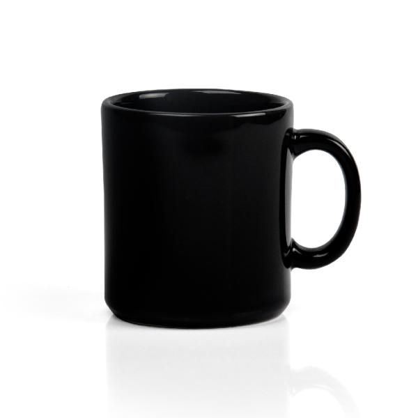 CANECA EM CERÂMICA PRETA - 270ML - 4Unik