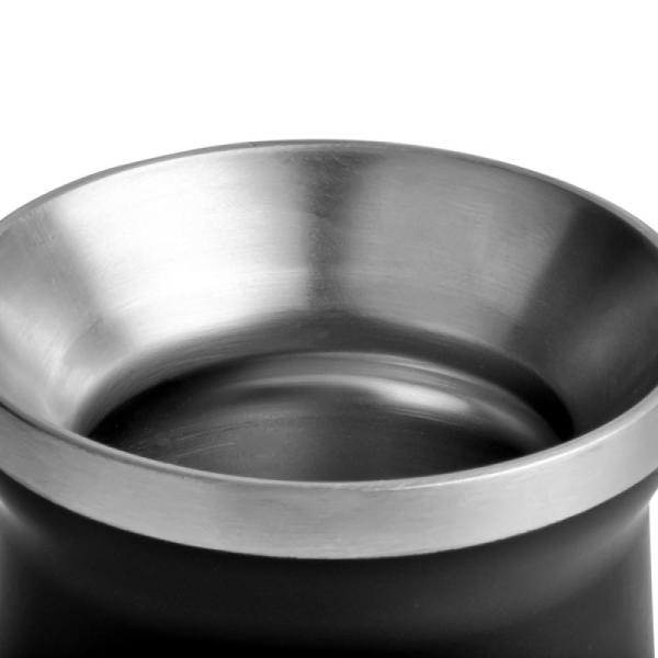 CUIA TÉRMICA EM AÇO INOX COM BOMBA - PRETO - 300ML - 4Unik