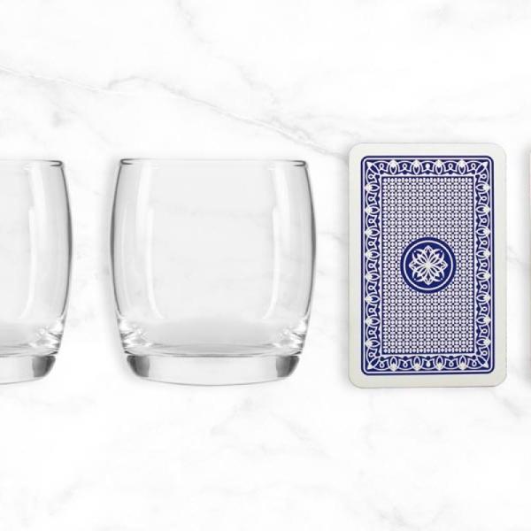 KIT WHISKY COM BARALHO E COPOS - 4Unik