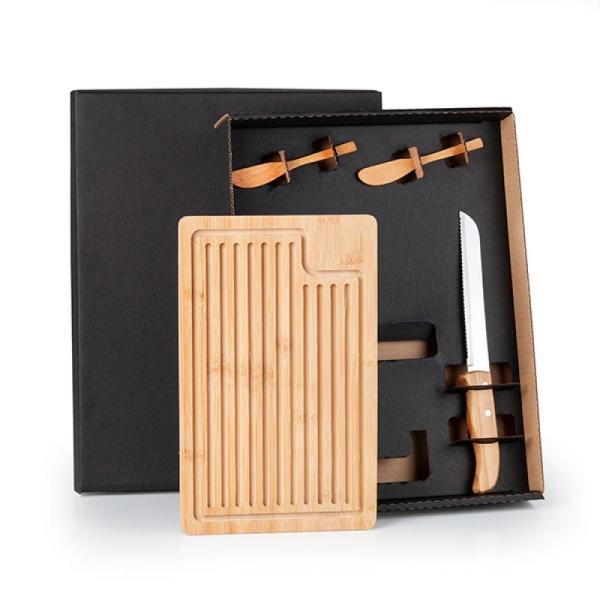 KIT MIGALHEIRA COM FACA E ESPÁTULAS - 4 PÇS - 4Unik