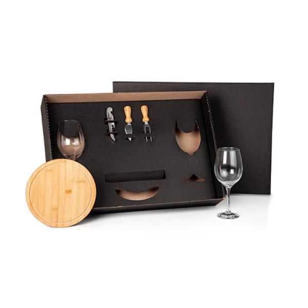 KIT QUEIJO E VINHO - 6 PÇS - 4Unik