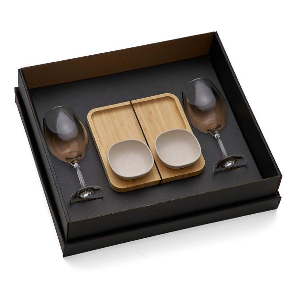 KIT P/ PETISCO, PATÊ E VINHO - 5 PÇS - 4Unik