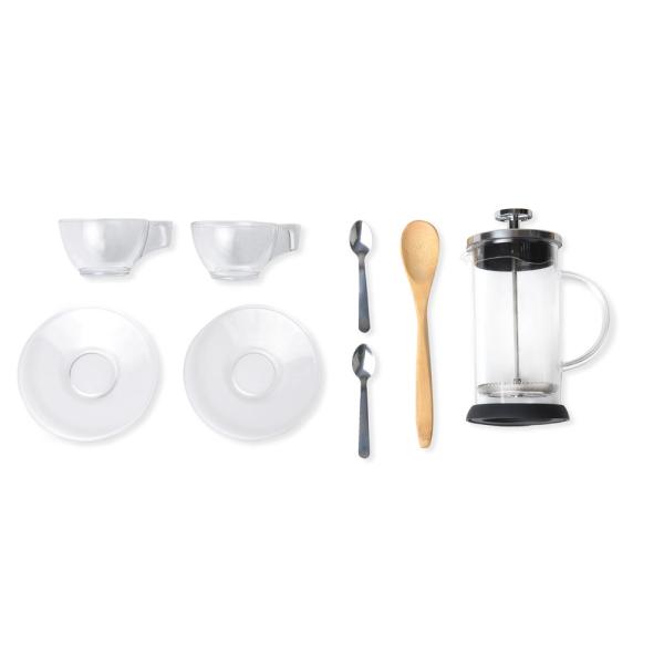 KIT PARA CAFÉ COM PRENSA FRANCESA - 8 PÇS - 4Unik
