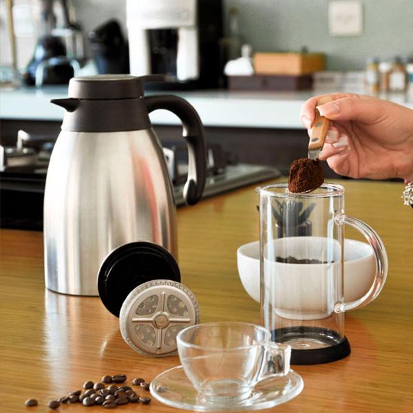 KIT PARA CAFÉ COM PRENSA FRANCESA - 8 PÇS - 4Unik