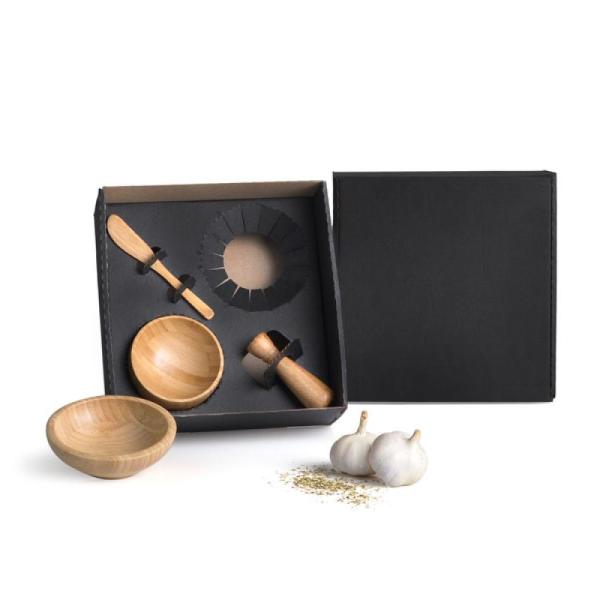 KIT CUMBUCA E AMASSADOR DE TEMPEROS - 4 PÇS - 4Unik
