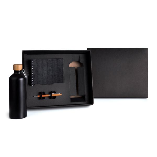 KIT GARRAFA, CADERNO E CANETA - 3 PÇS - 4Unik