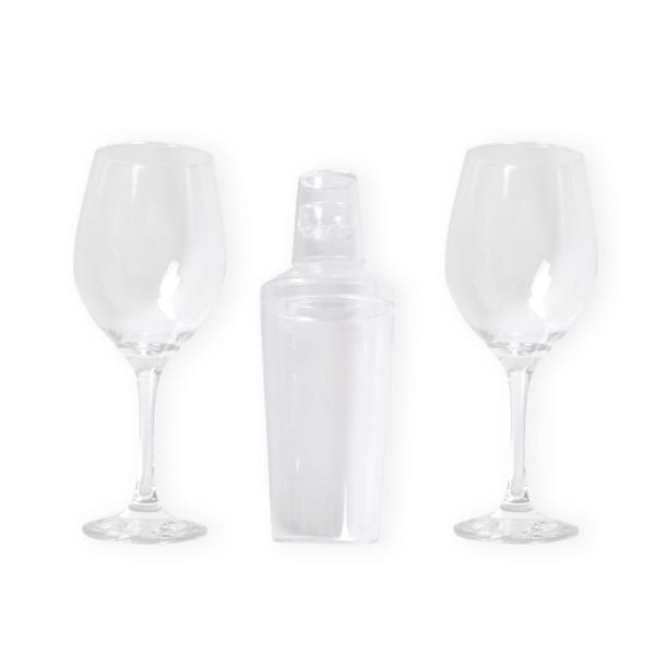 KIT PARA DRINKS C/ COQUETELEIRA  - 3 PÇS - 4Unik
