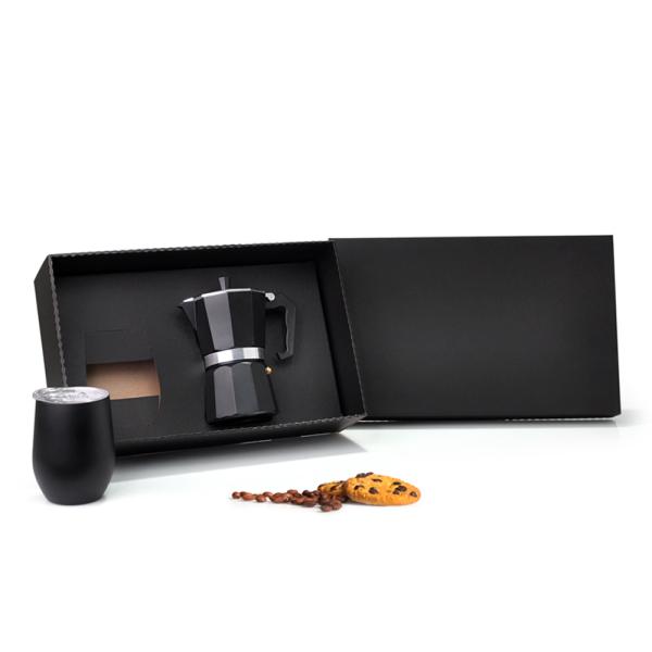 KIT PARA CAFÉ COM CAFETEIRA ITALIANA - 2 PÇS - 4Unik