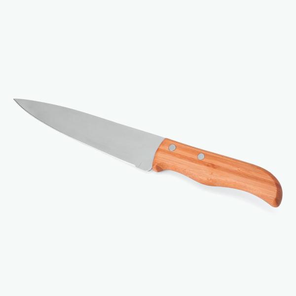 CONJ.DE FACAS BAMBU / MADEIRA / INOX COM ESTOJO FRANKFURT- 4 PÇS - 4Unik