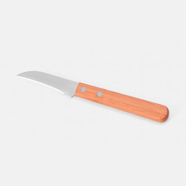 CONJ. DE FACAS BAMBU / MADEIRA / INOX COM ESTOJO FRANKFURT - 7 PÇS - 4Unik