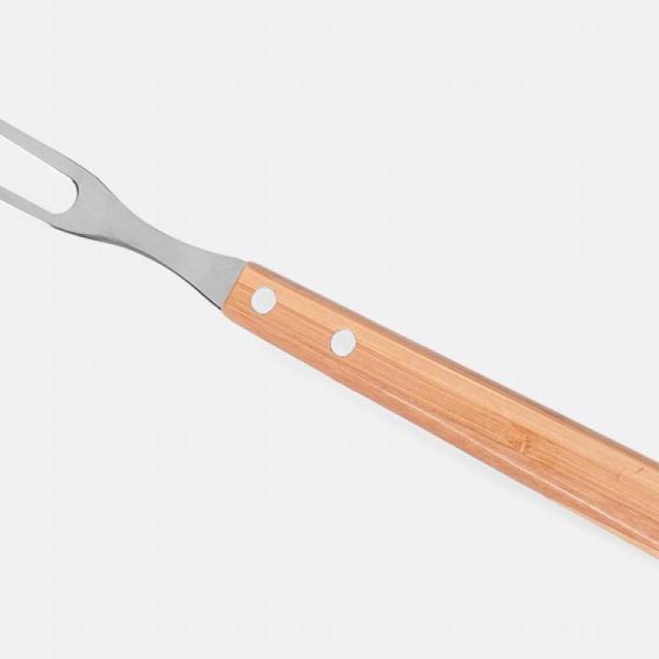 CONJ. DE FACAS BAMBU / MADEIRA / INOX COM ESTOJO FRANKFURT - 7 PÇS - 4Unik