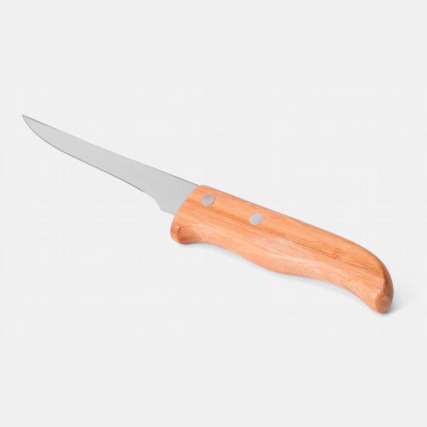 CONJ. DE FACAS BAMBU / MADEIRA / INOX COM ESTOJO FRANKFURT - 7 PÇS - 4Unik