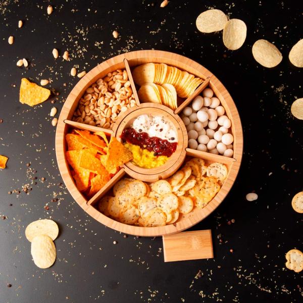 PETISQUEIRA GIRATÓRIA EM BAMBU - 7 DIV. - 4Unik