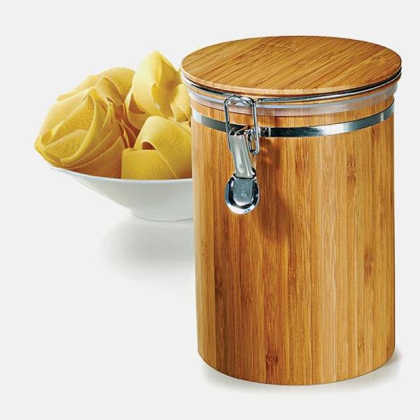 POTE PARA MANTIMENTOS EM BAMBU DUBAI - 1,4 L - 4Unik
