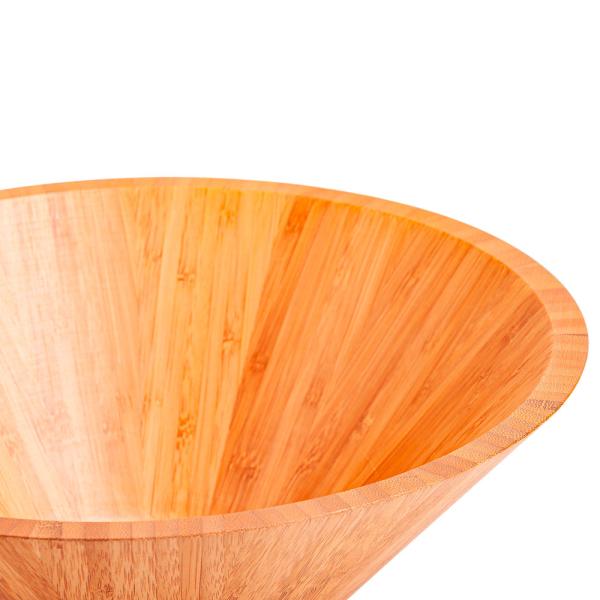 CUMBUCA EM BAMBU PEQUIN REDONDA - 3 L - 4Unik