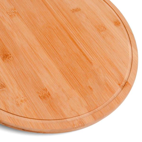 TÁBUA PARA PIZZA EM BAMBU SUPREME - 35 CM - 4Unik