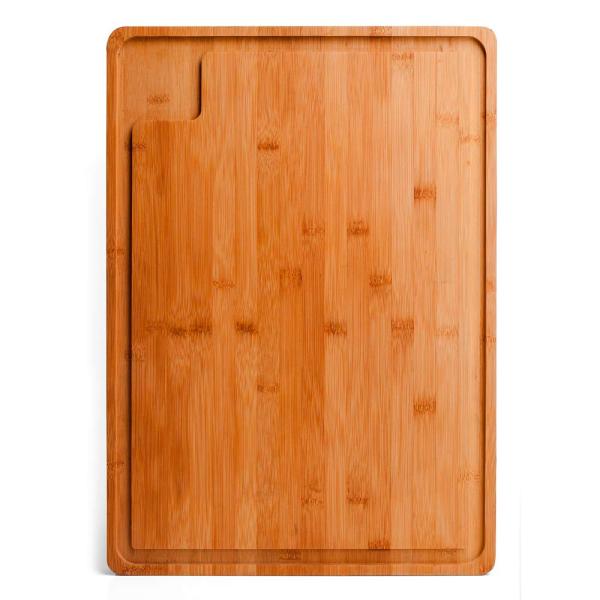 TÁBUA PARA CHURRASCO EM BAMBU 52CM - 4Unik
