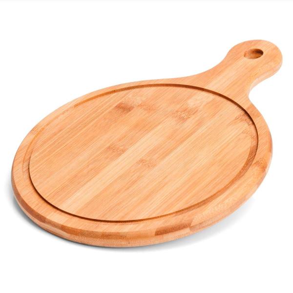 TÁBUA PARA SERVIR EM BAMBU COM ALÇA - 4Unik