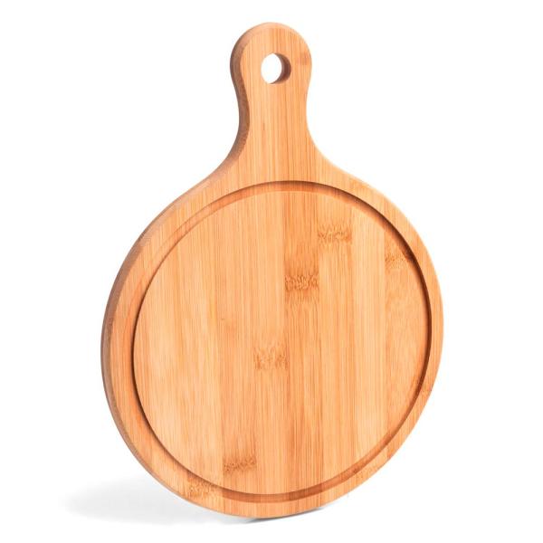 TÁBUA PARA SERVIR EM BAMBU COM ALÇA - 4Unik
