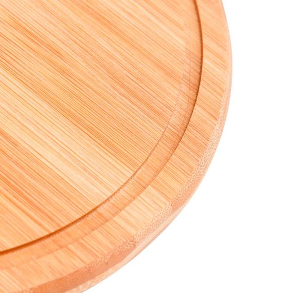 TÁBUA PARA SERVIR EM BAMBU COM ALÇA - 4Unik
