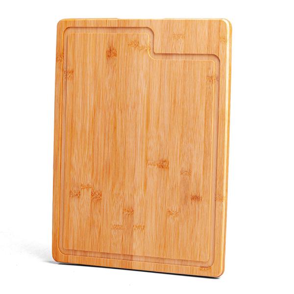 TÁBUA PARA CHURRASCO EM BAMBU PREMIUM - 40X30X2CM - 4Unik