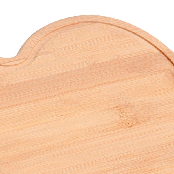 TÁBUA EM BAMBU EM FORMATO DE CORAÇÃO - 4Unik