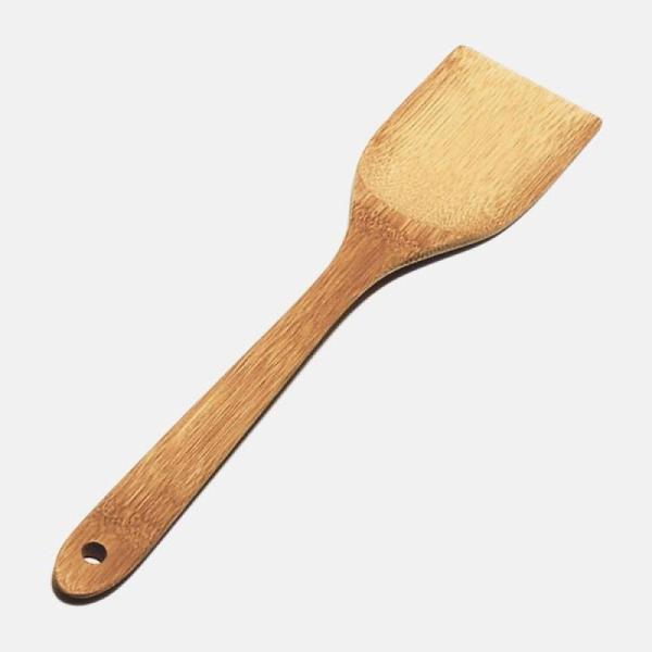 ESPÁTULA QUADRADA EM BAMBU UTILITY - 30 CM - 4Unik