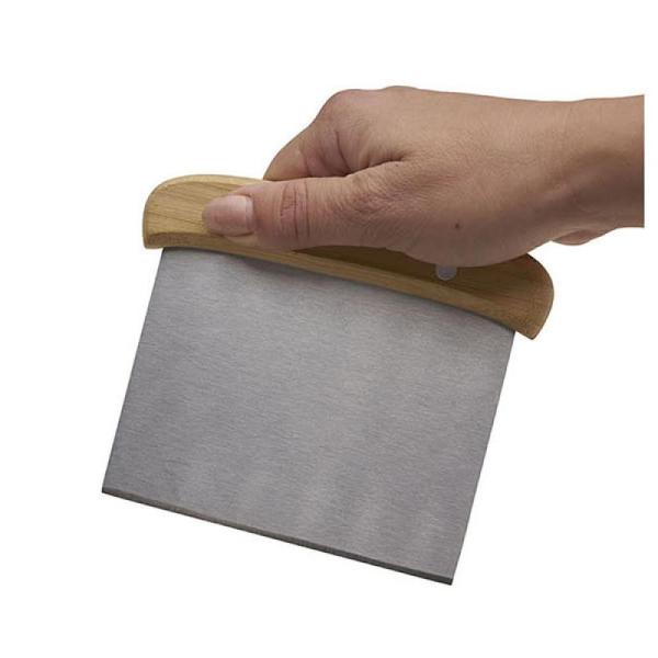 ESPÁTULA MULTIUSO EM BAMBU / INOX - 13,5X11,5CM - 4Unik