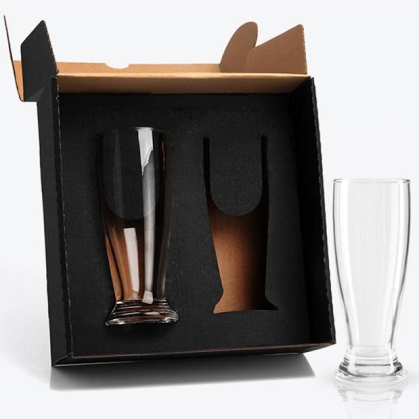 JOGO DE COPOS VIDRO P / CERVEJA / DRINK 200 ML - 2 PÇS - 4Unik