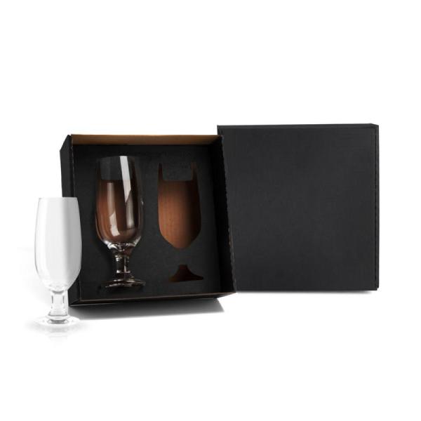 JOGO DE COPOS VIDRO P/CERVEJA / DRINK 300 ML - 2 PÇS - 4Unik