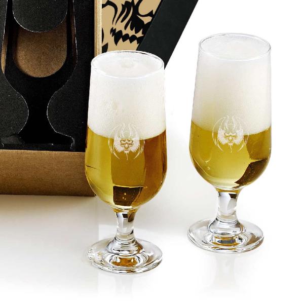 JOGO DE COPOS VIDRO P / CERVEJA / DRINK 300 ML - 4 PÇS - 4Unik