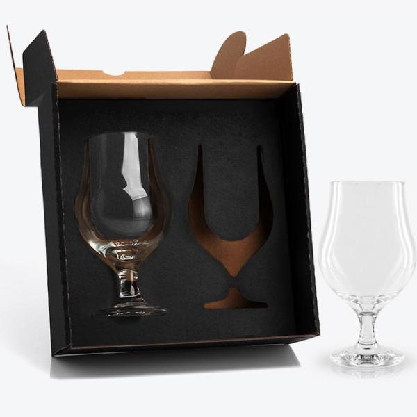 JOGO DE COPOS VIDRO P / CERVEJA / DRINK 400 ML - 2 PÇS - 4Unik