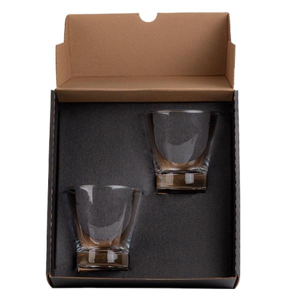 JOGO DE COPOS DE VIDRO P/ CAIPIRINHA / DRINK - 350 ML - 2 PÇS - 4Unik