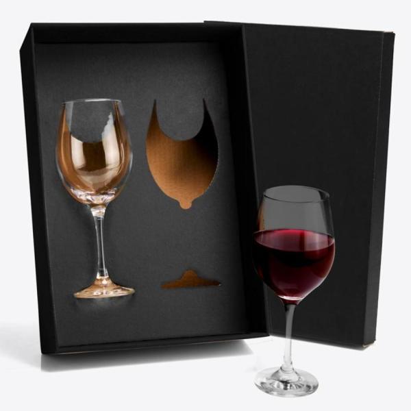 JOGO DE TAÇAS DE VIDRO P/  VINHO 490 ML - 2 PÇS - 4Unik