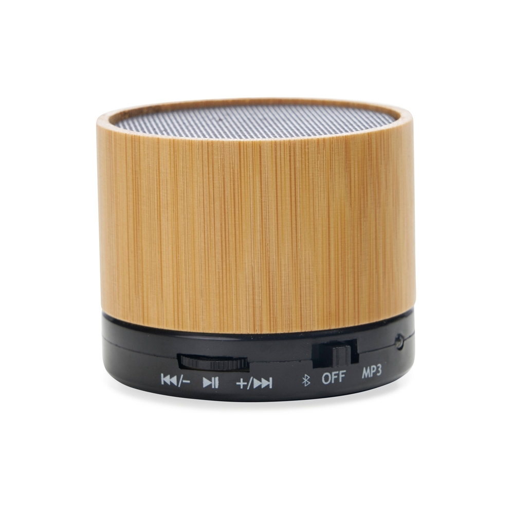 CAIXINHA DE SOM BAMBU - 4Unik