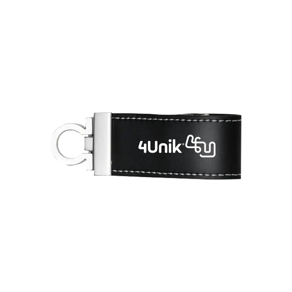 Pen Drive Couro Botão - 4Unik