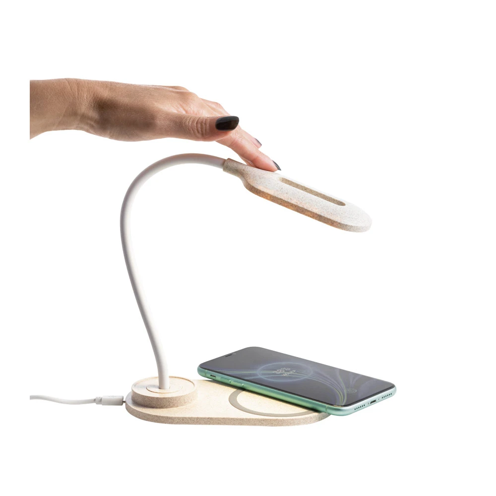 Luminária de mesa com carregador wireless - 4Unik